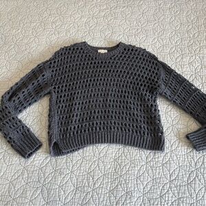 Full Tilt SIZE SMALL Charcoal Women's Sweater